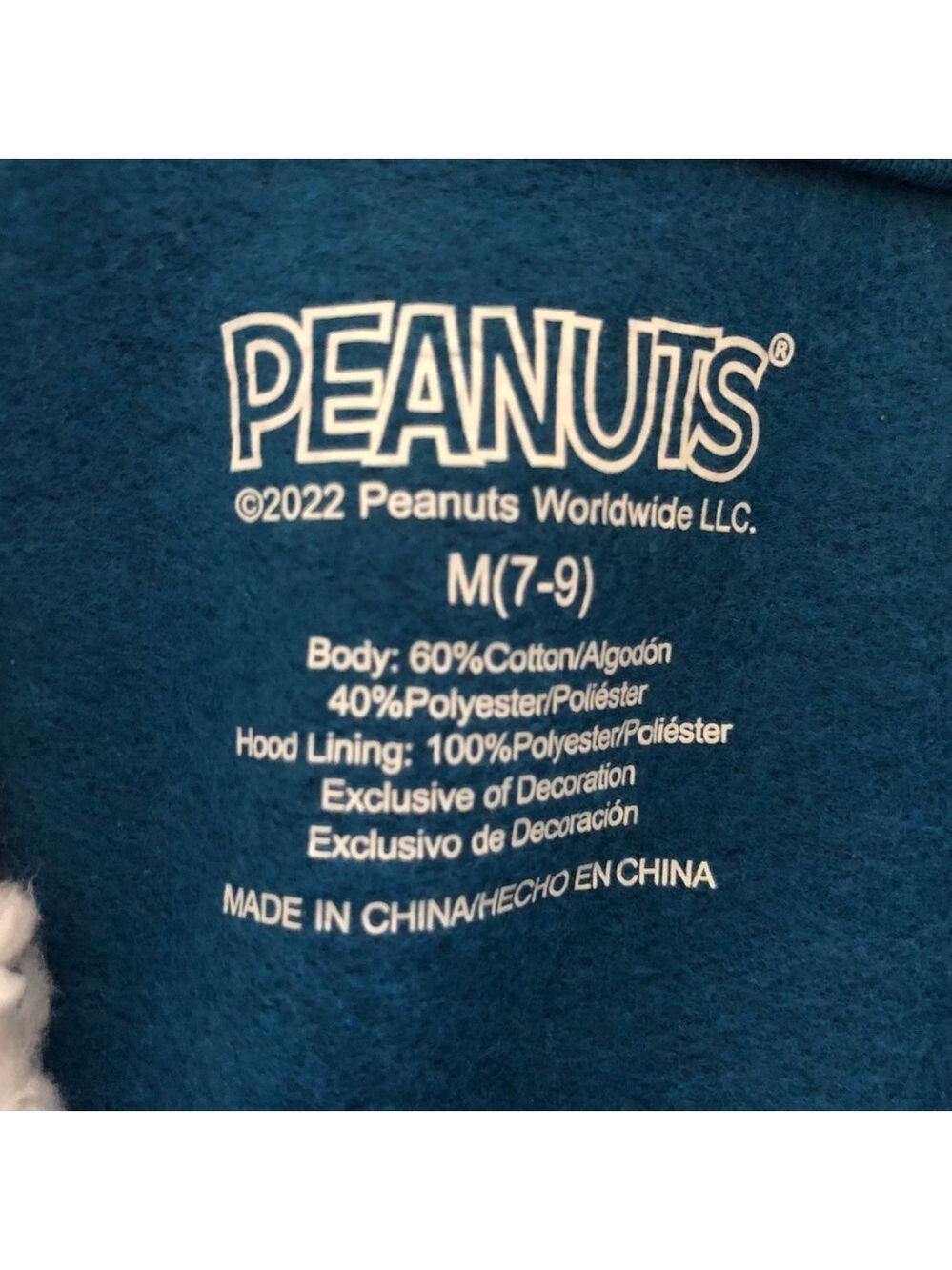 PEANUTS Friends Forever Hoodie Juniors Size Medium (7-9). - Picture 4 of 12
